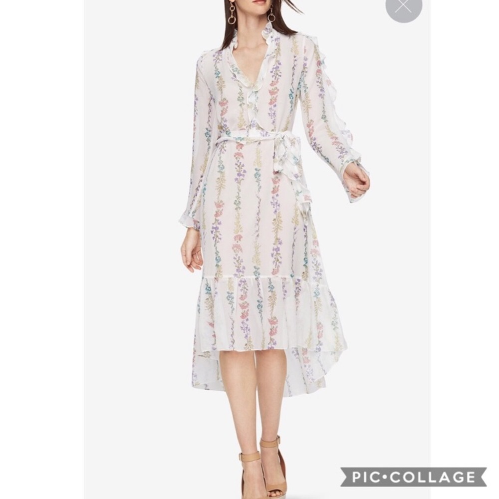 Bcbgmaxazria midi dress- floral